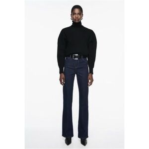 Zara Women's Dark Blue Jeans